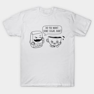 Do You Want Some Sugar Funny Sugar Daddy Cartoon T-Shirt